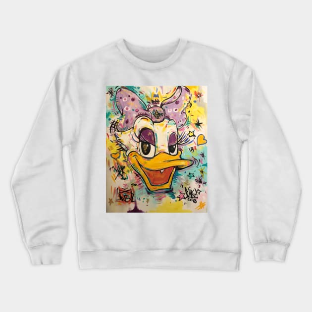 Daisy C Crewneck Sweatshirt by ArtCadu